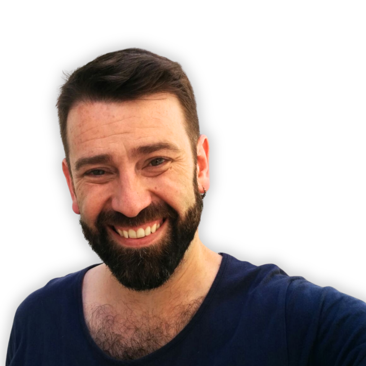 Retrat de Marc Miramunt, actor, creador, compositor i cofundador de Pumpopart.