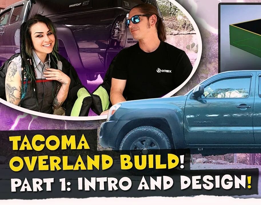 It has been SO DIFFICULT waiting to share this with y'all, but the moment has come!!! NOTHING BUT TACOMA BUILD CONTENT ON MY YOUTUBE CHANNEL UNTIL 8/27 when Brandon's Tacoma episode airs on @allgirlsgarage !!! Part 1 of our build goes live at 7pm Cen