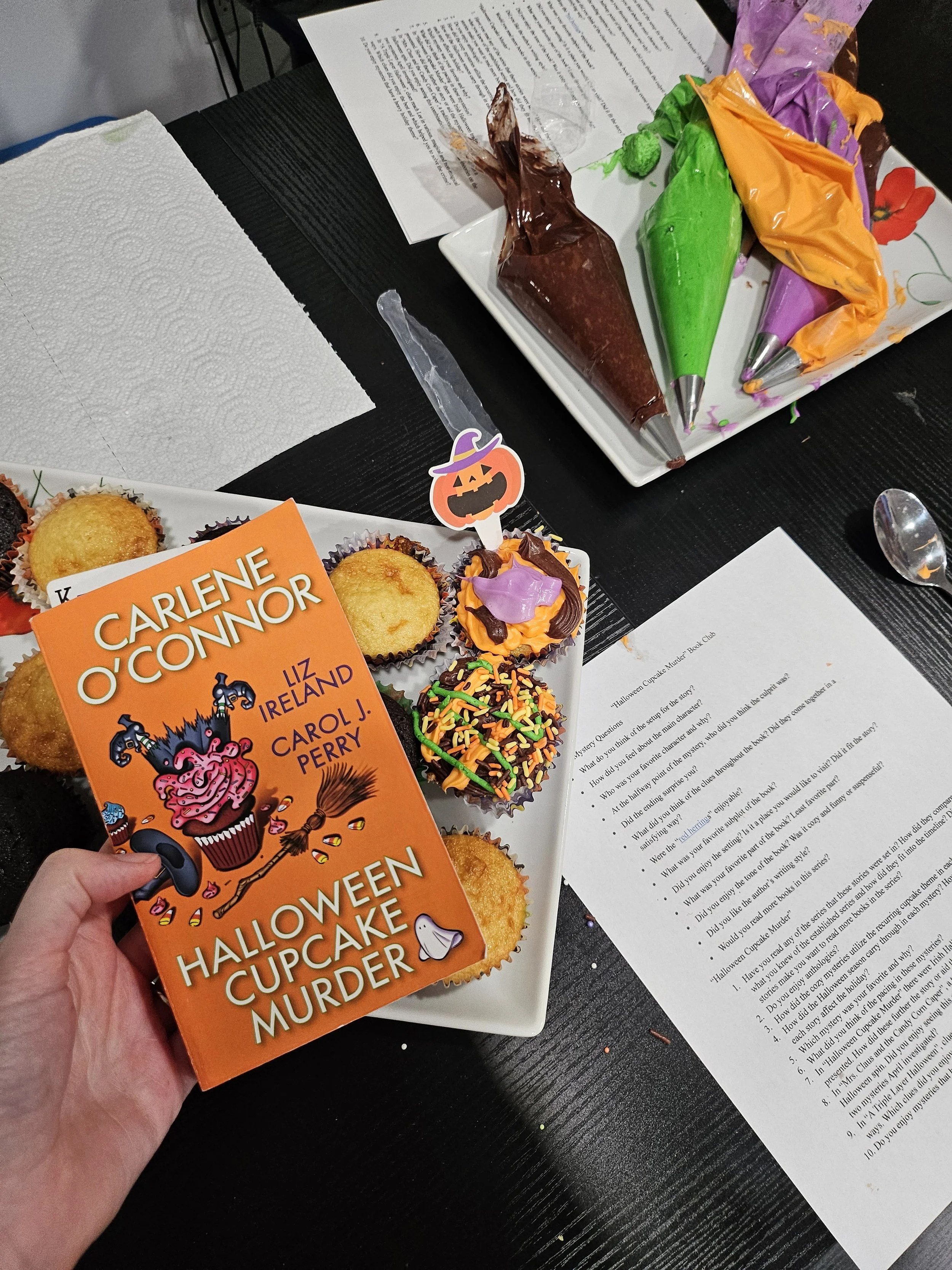 Book Club “Halloween Cupcake Murder”