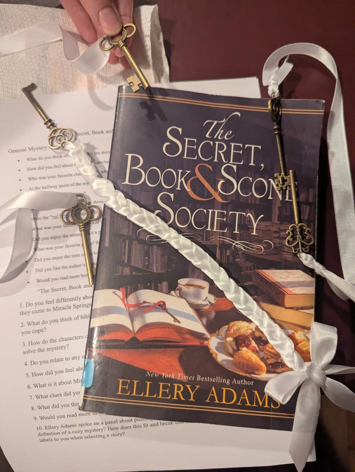 Book Club “The Secret, Book, &amp; Scone Society”