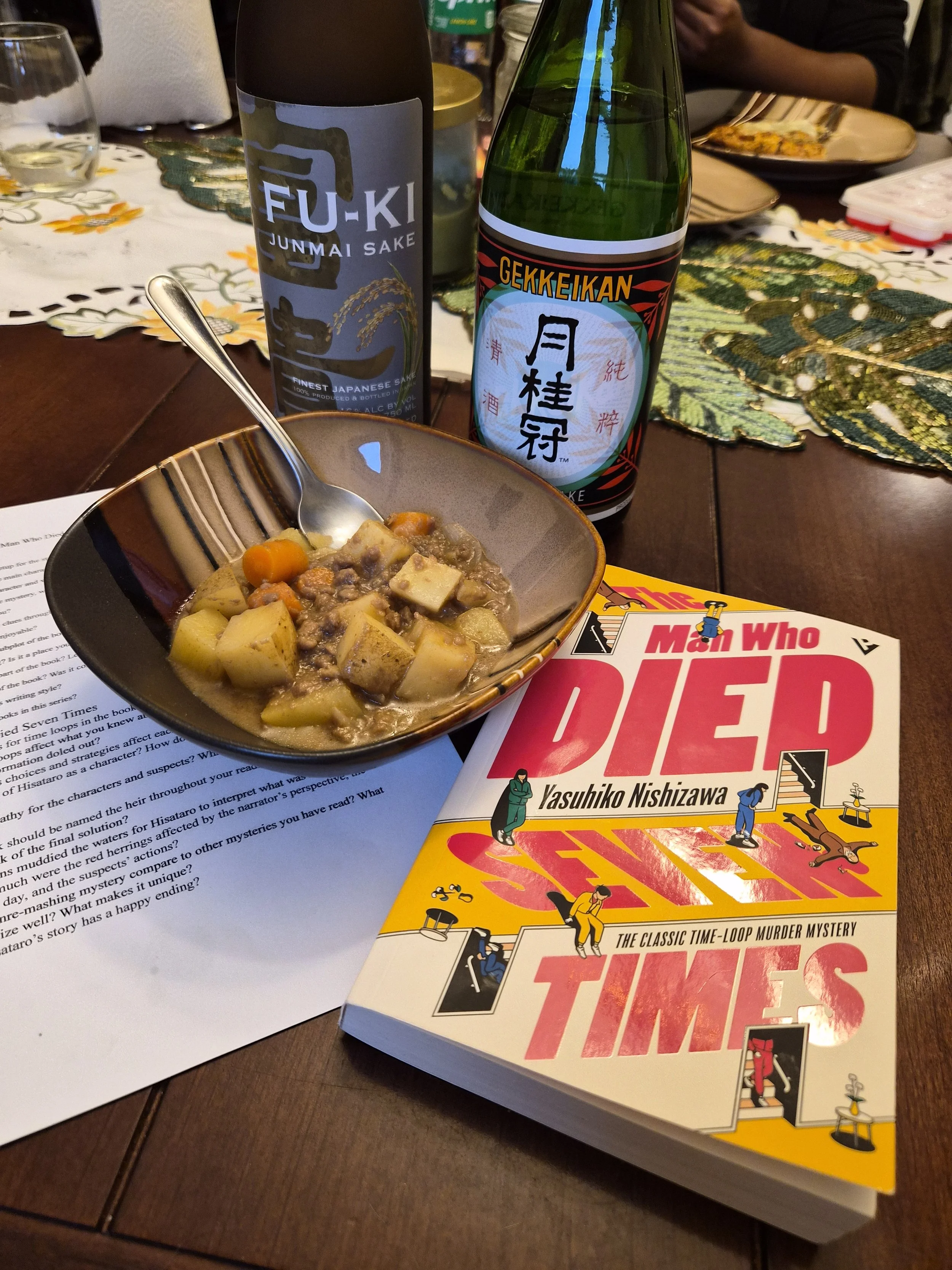 Book Club “The Man Who Died Seven Times”