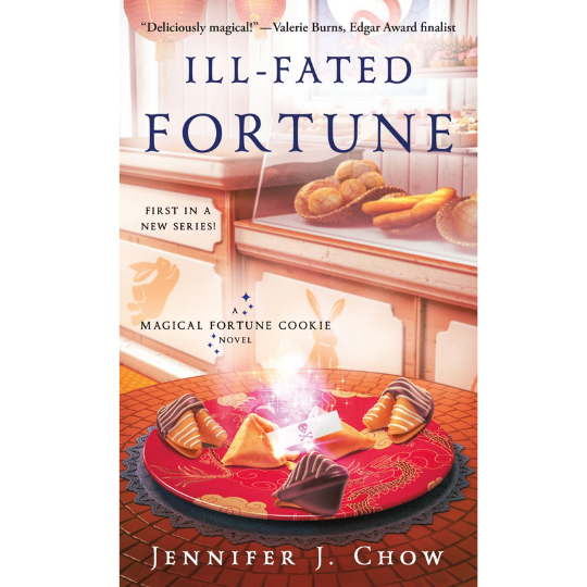 Magical fortune cookies adorn the cover of Ill-Fated Fortune