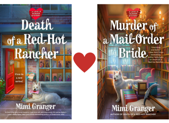 Covers in the Love is Murder Mystery series