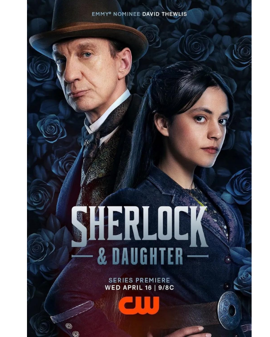 Sherlock and his daughter pose