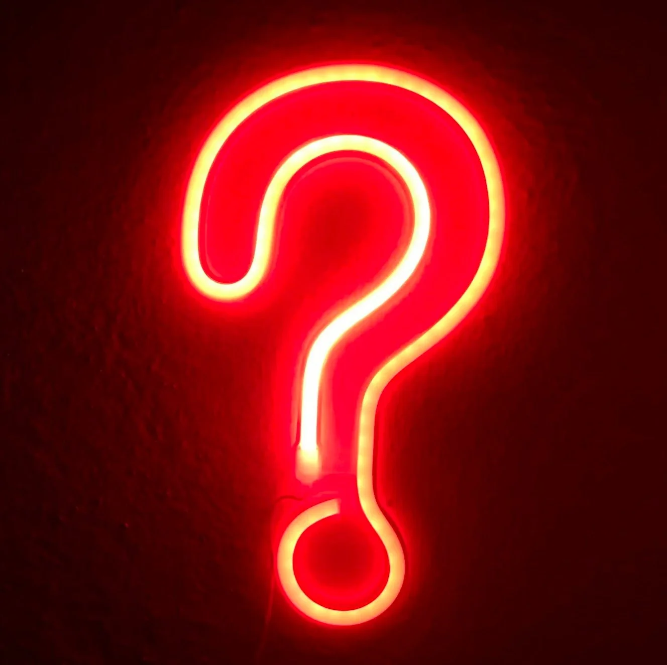 Electric question mark