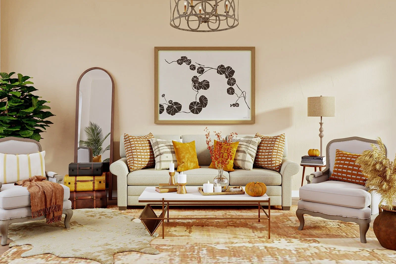  La posición de los sillones es muy importante para que las energías de la sala puedan fluir correctamente. 