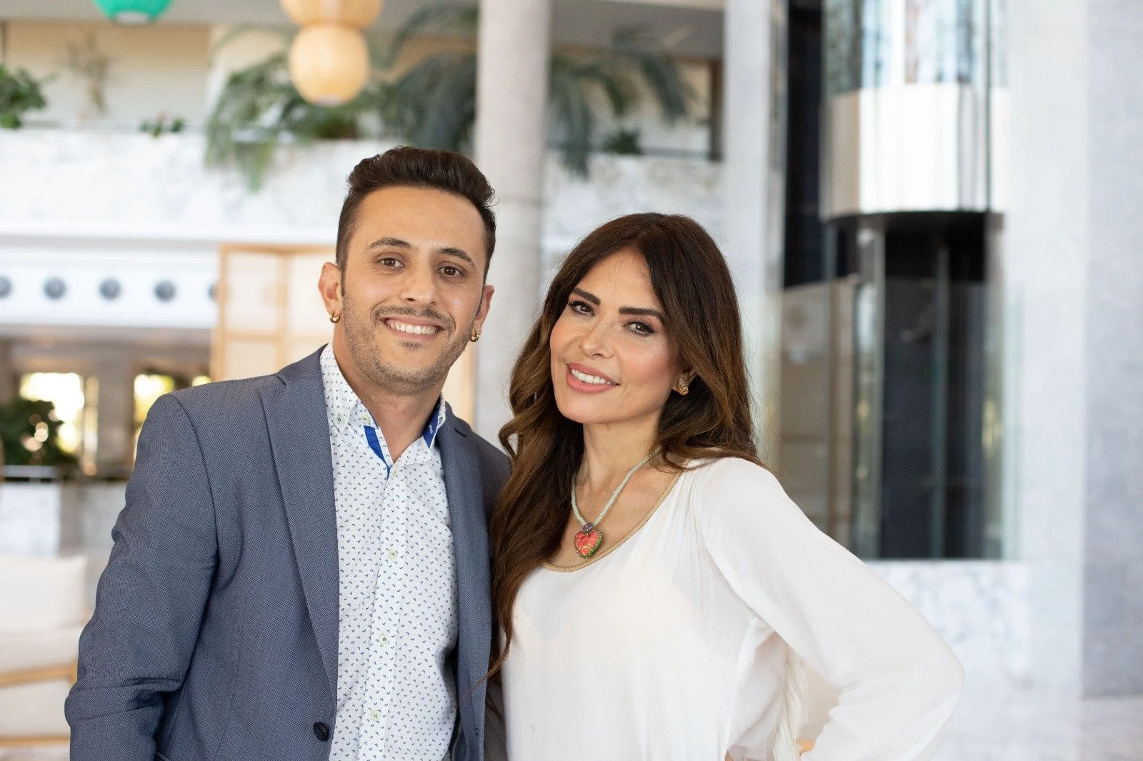  Gloria Trevi y Mauricio Severo, director de Prince Magazine. 