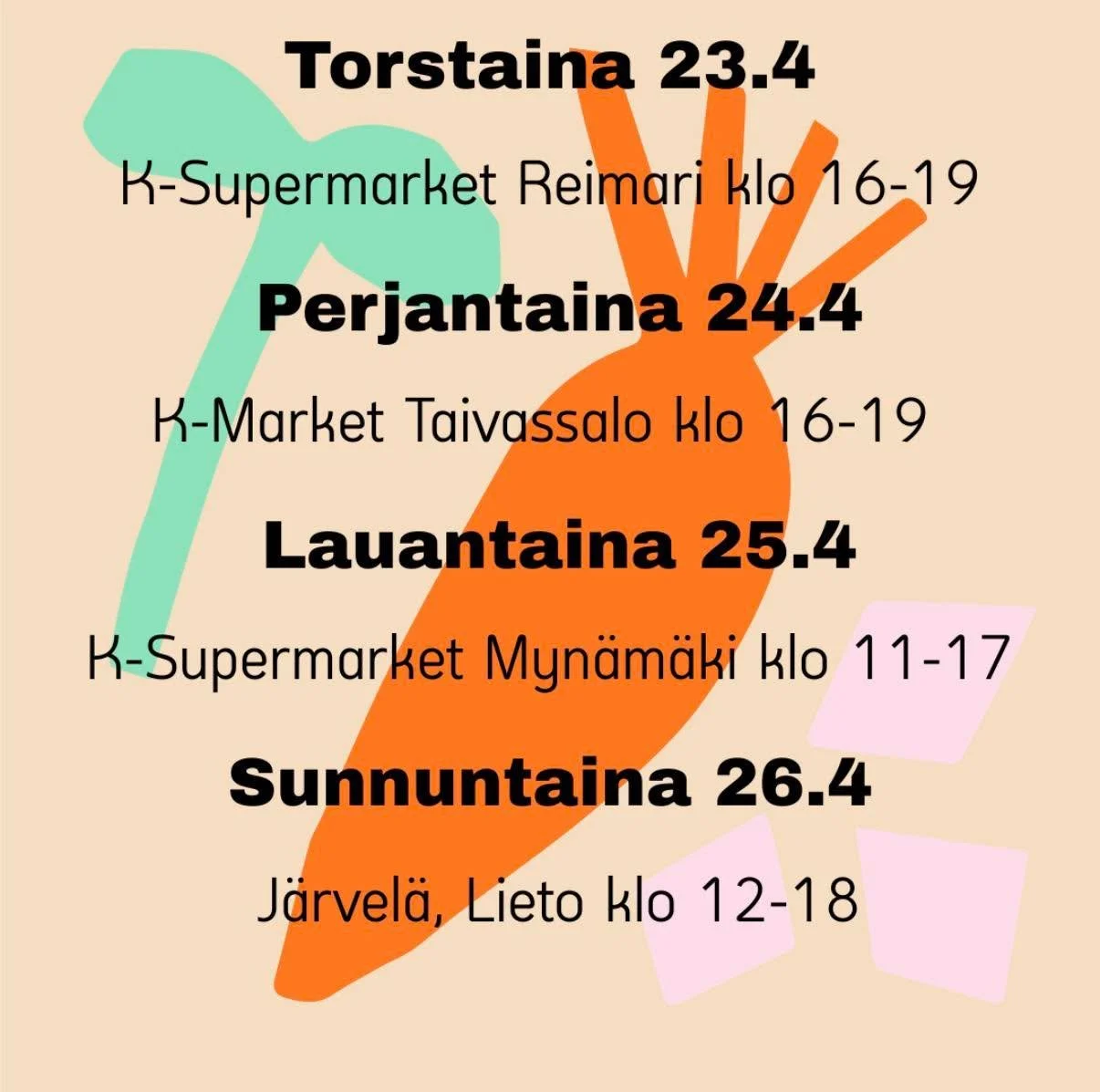 HUOMENNA JATKUU⁉️ 

T&Auml;N VIIKON viel l&ouml;ytyy hyv&auml;ll&auml; tarjoushinnalla menumme klassikot🍔🥔🤩

T&auml;lt&auml; n&auml;ytt&auml;&auml; tulevan viikon aikataulut🤩

-N&auml;h&auml;&auml; k&auml;rryl!