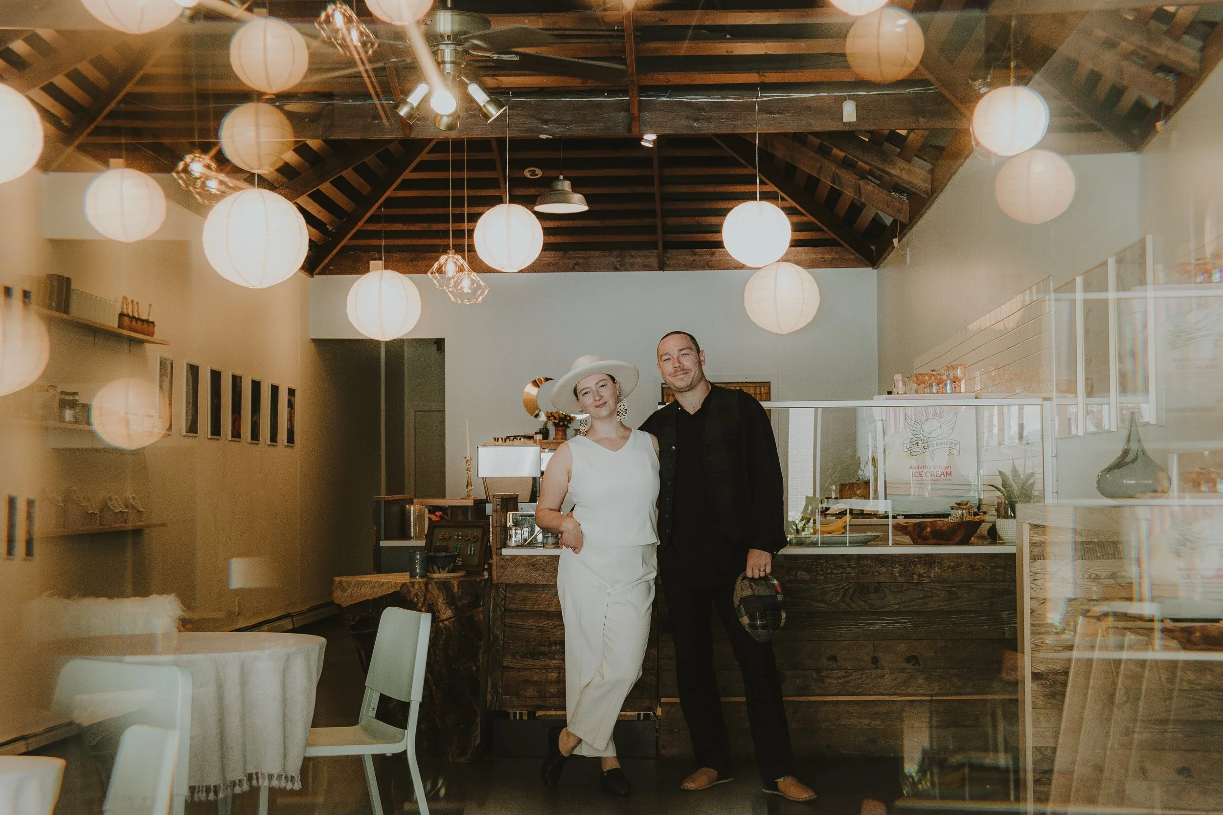 Locally owned coffee shop in downtown, Duluth, MN near the waterfront of Lake Superior 