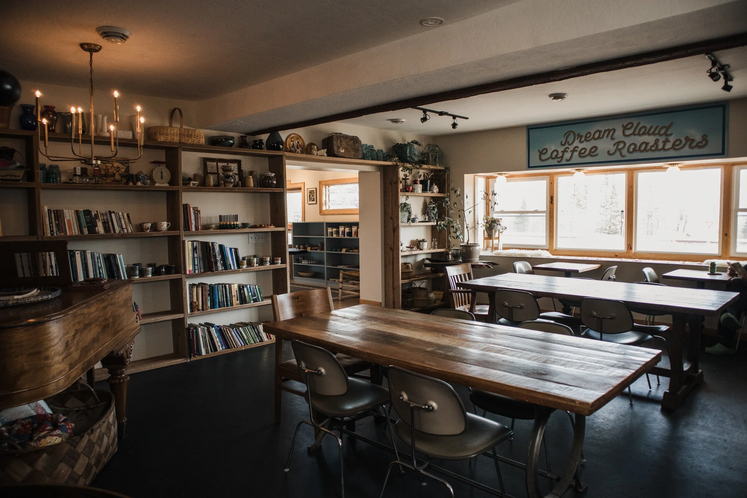 coffee roaster, bakery and coffee shop in Two Harbors Mn along scenic 61 next to Lake Superior. 