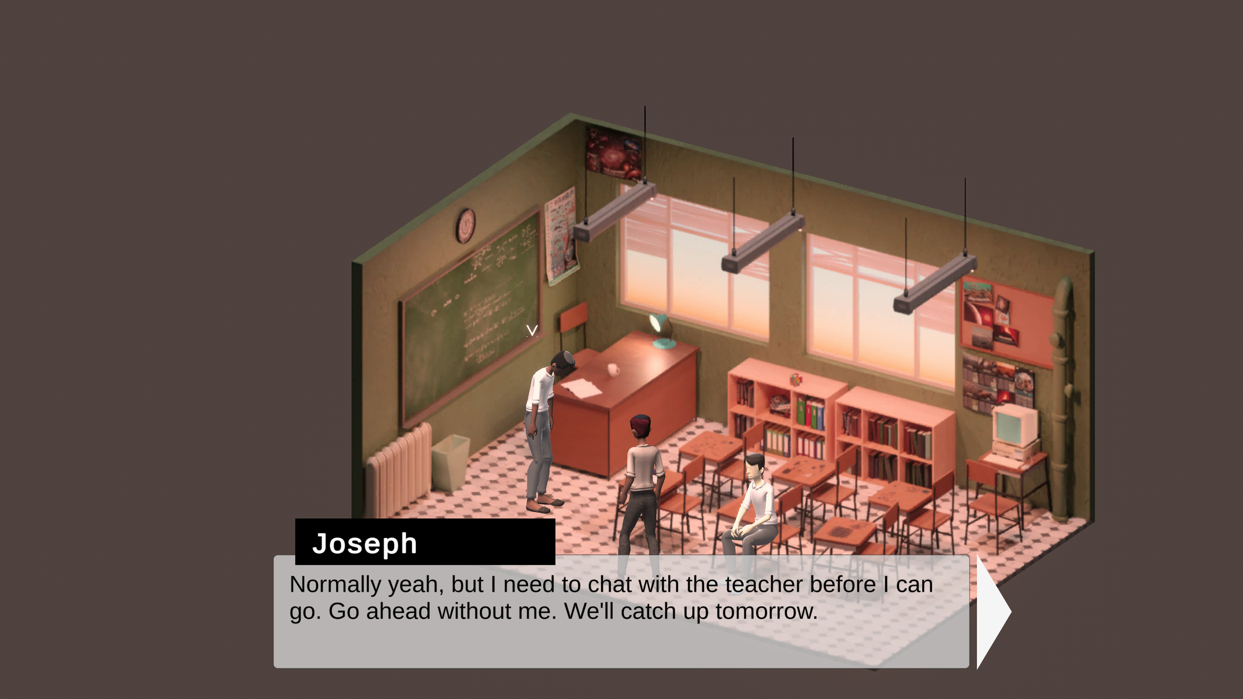The V0.5 of the classroom.