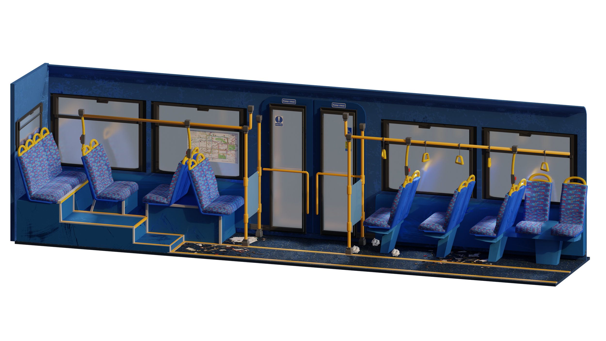 The final iteration of the bus scene
