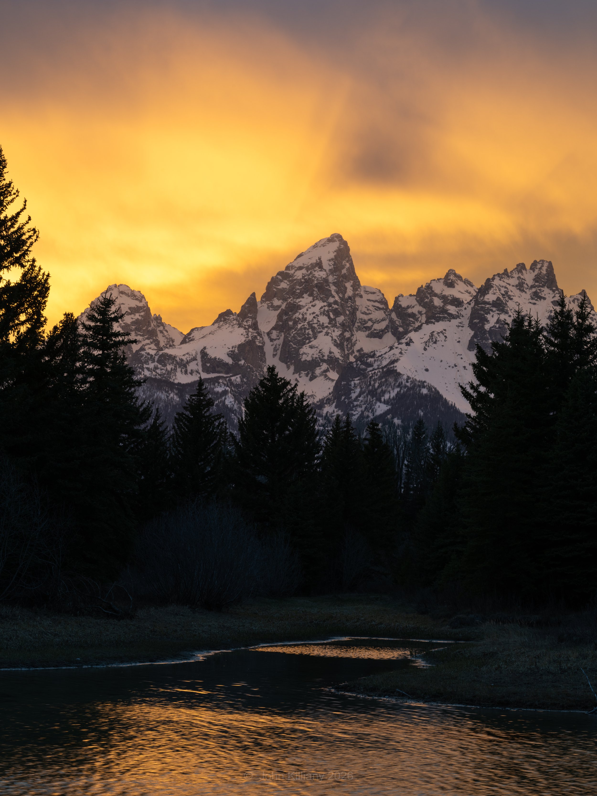 Sunset on the Grand - GTNP