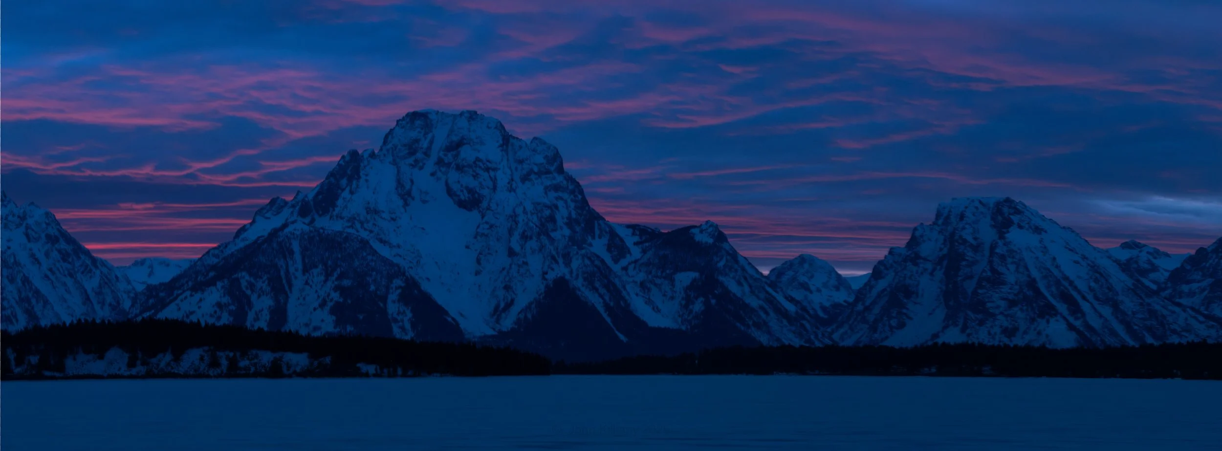 Blue Hour at Mount Moran - Grand Teton National Park
