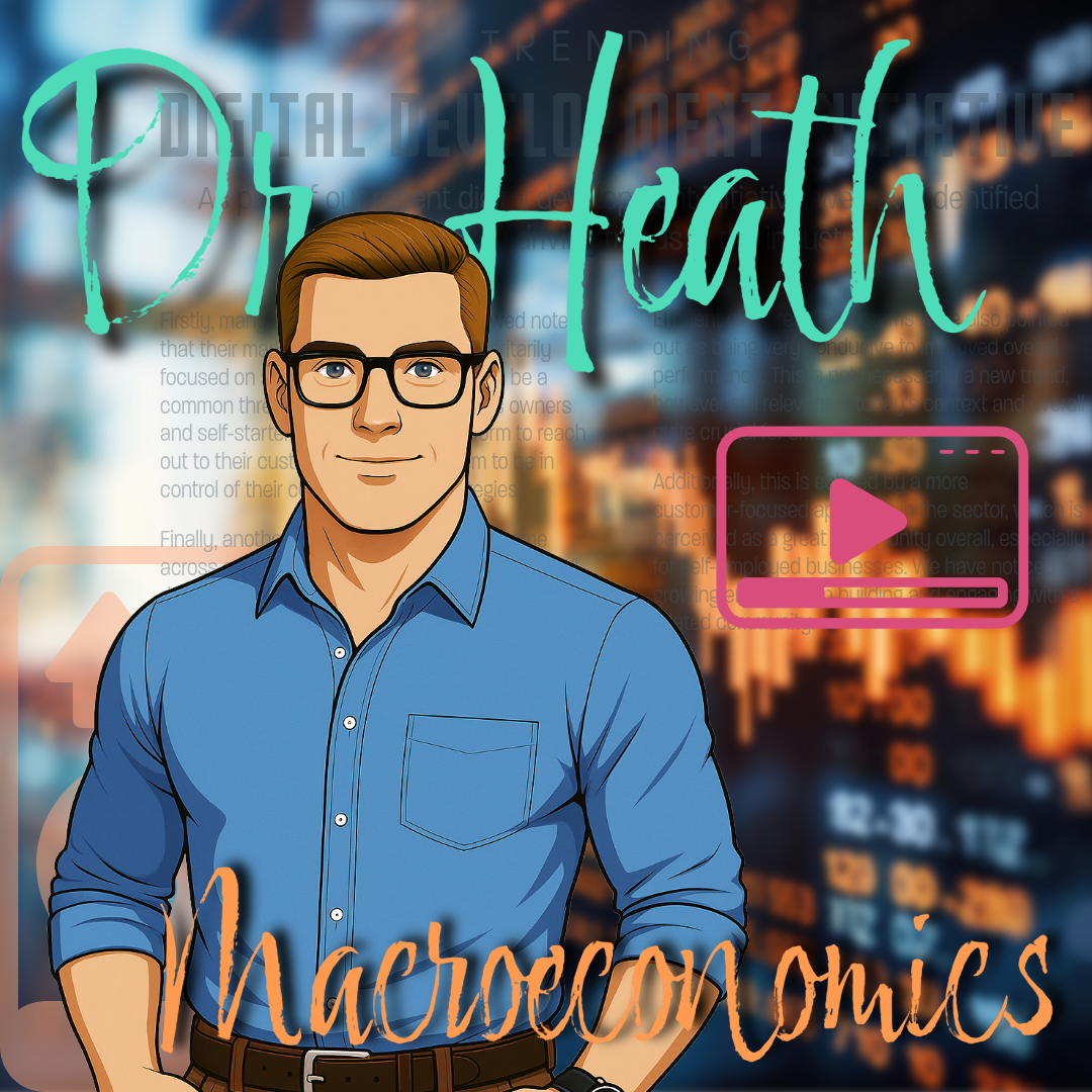 Digital illustration of a man wearing glasses and a blue shirt with the words 'Digital Health' and 'Nanocracomics' overlaid, with a blurred cityscape background and icons representing online media