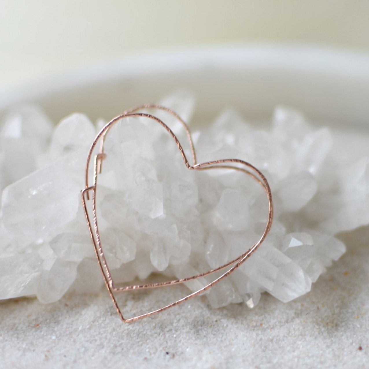 Gold+thin+heart+hoops+gold+hoops+Boho+Dainty+hoops+3.jpg