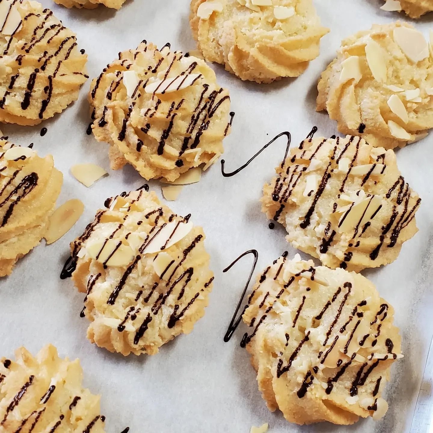 Limited availability of flourless almond cookies today for Passover!  Also available. Flourless Chocolate Cakes!  Open until 4pm today!