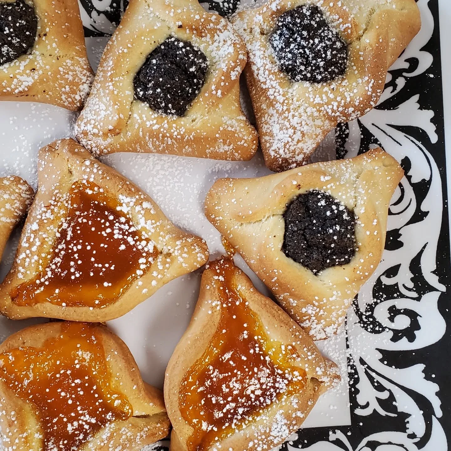 We'll have some Hamentaschen available Mon, 3/2.  Poppyseed or apricot.  Limited availability!
