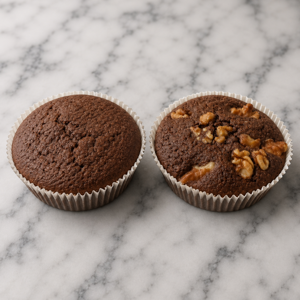 Plain Brownie & Brownie w/Walnuts