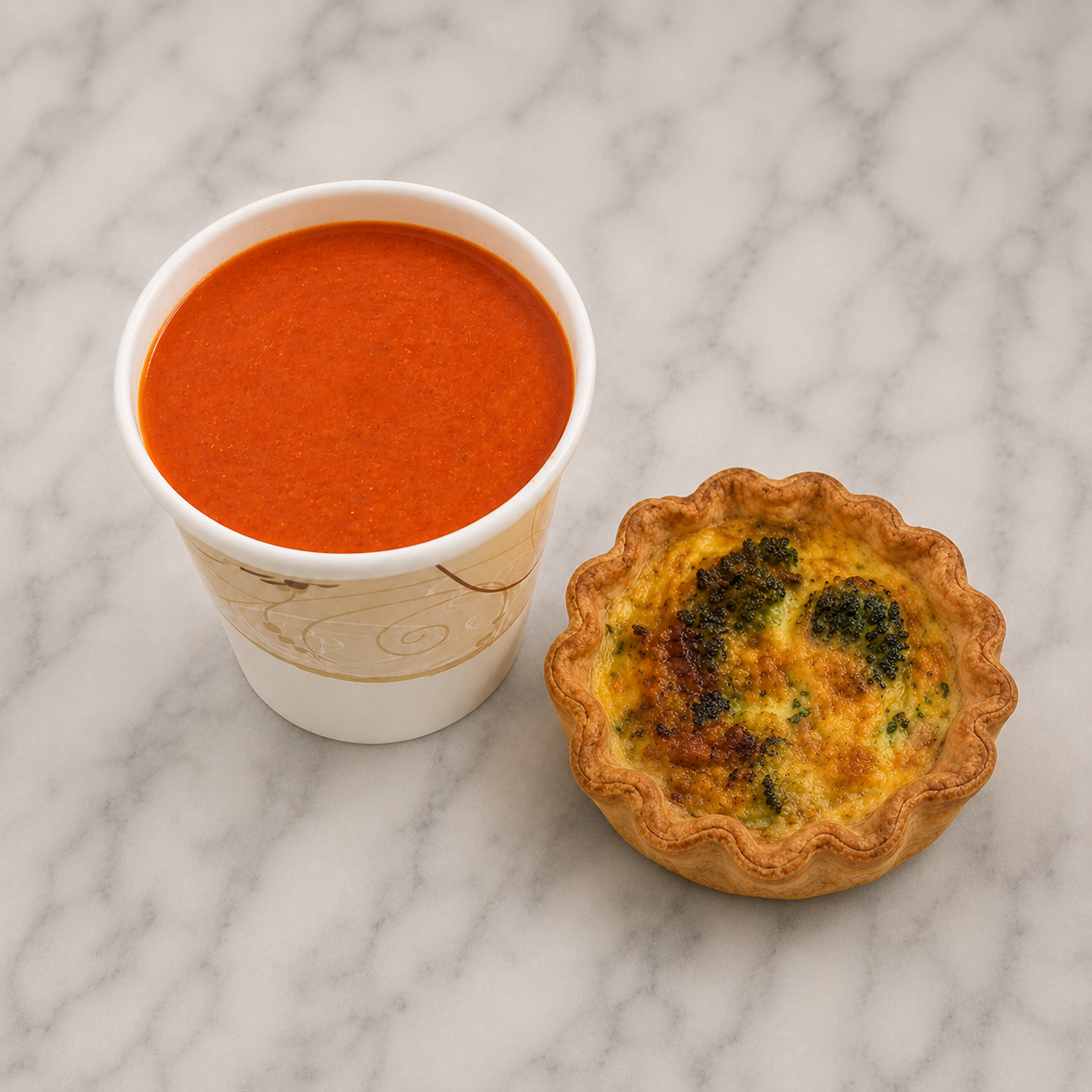 Soup & Quiche (flavors change daily!)