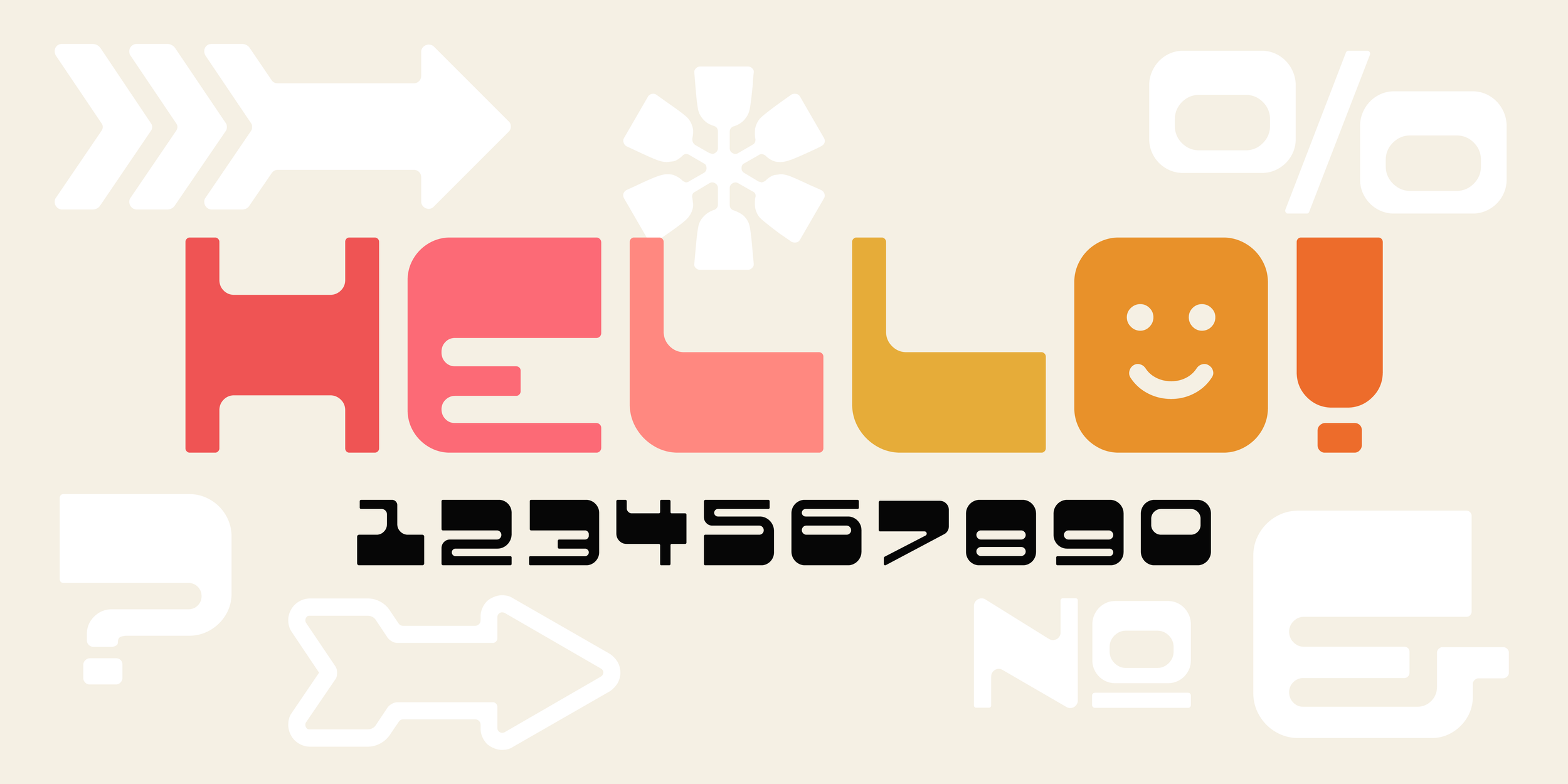 Preview design for High Fidelity Font Collection by District 62 Studio.