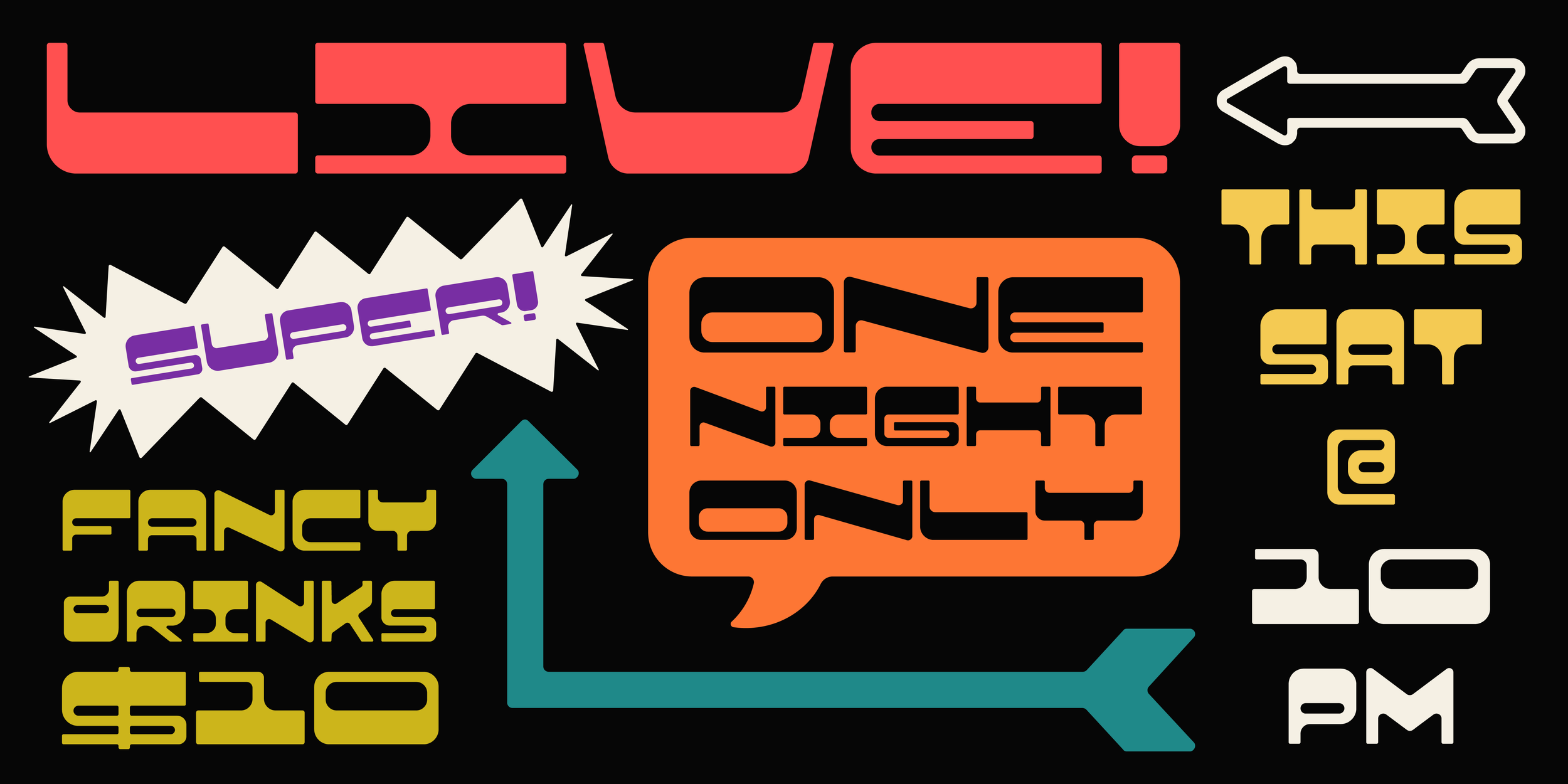 High Fidelity a new variable Font form District 62 Studio