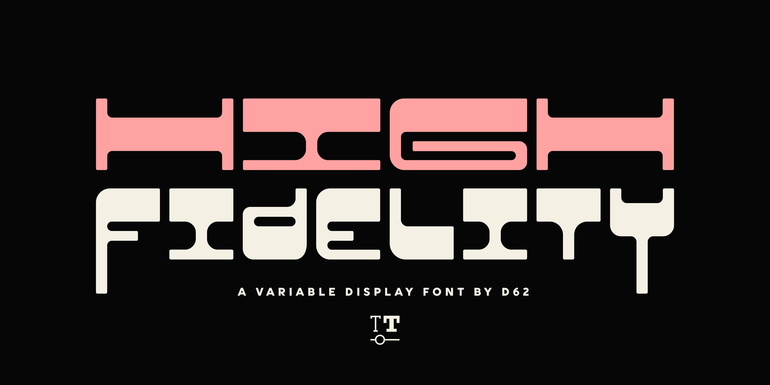 High Fidelity by D62 Studio is a bold new variable font that blends retro nostalgia with futuristic flair. Packed with personality and dripping with funk, it’s perfect for eye-catching logos, posters, and editorial headlines.