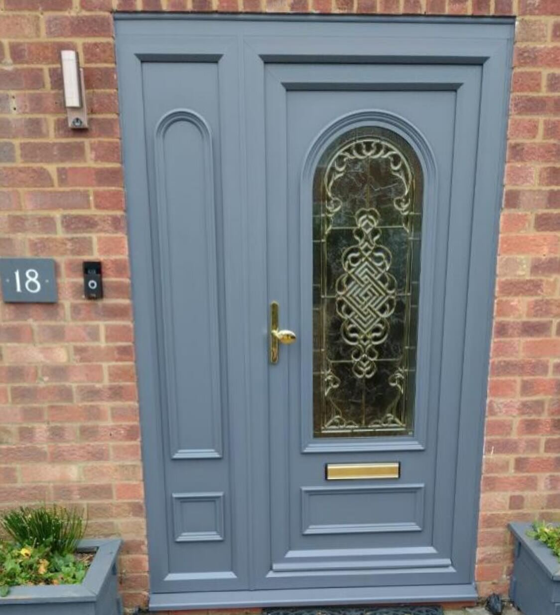 ♻️ Respraying instead of replacing your front door &amp; windows is better for the environment and your wallet! 

DM us for a quote today!

Colour: RAL 7015
#upvcspraying #spraypainters #frontdoorspraying #respray