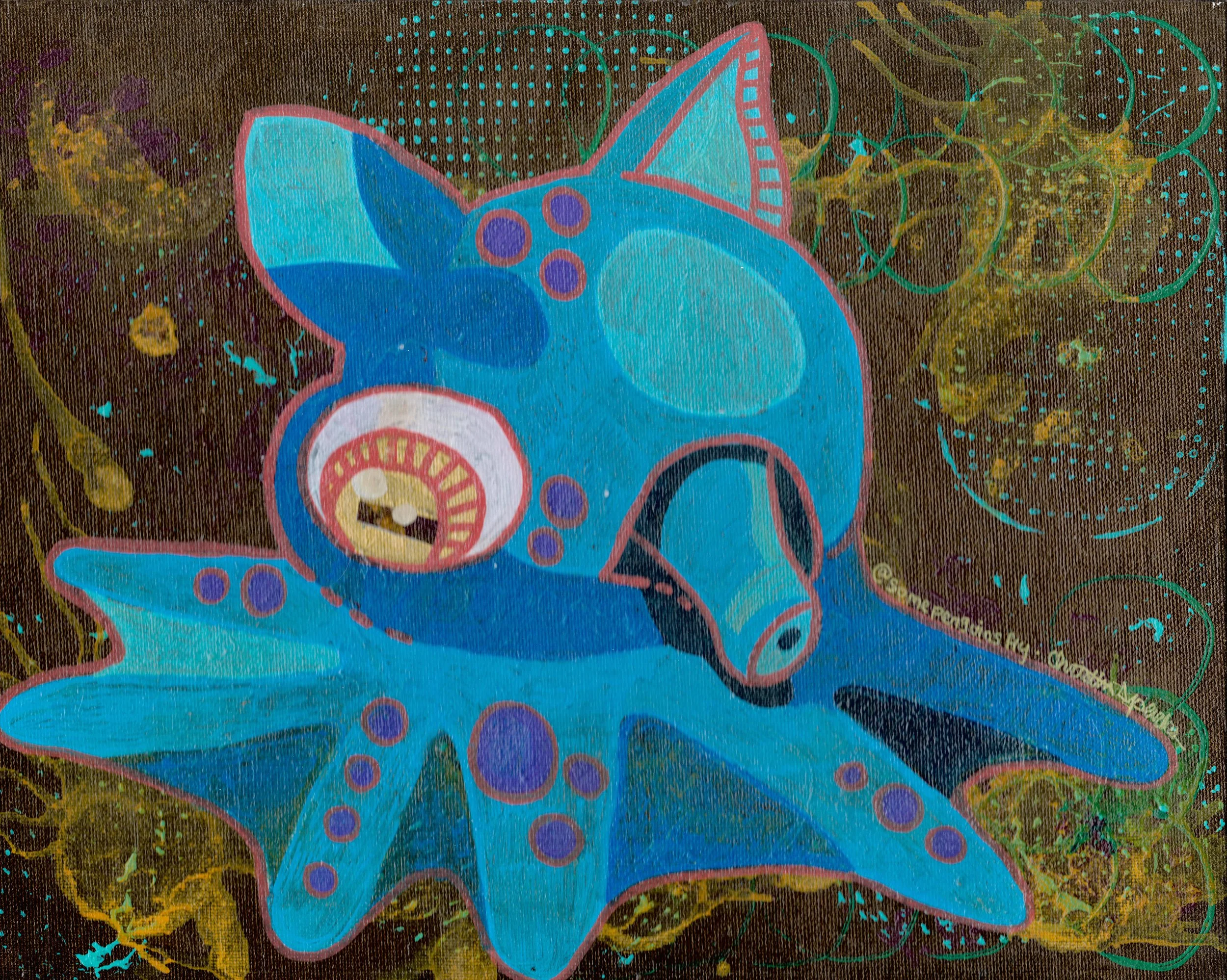blue cuttlefish