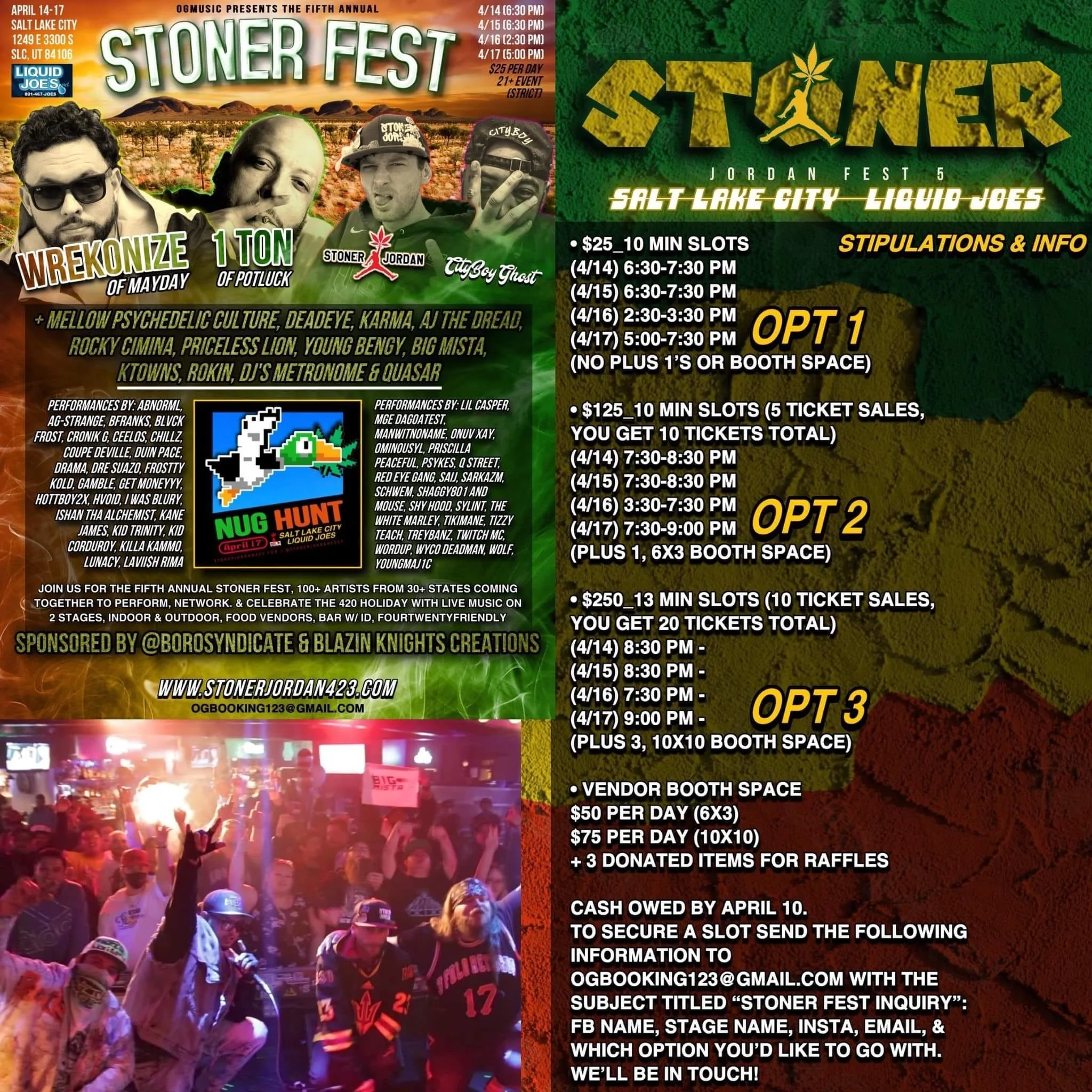 Stoner Jordan Feast - Liquid Joes