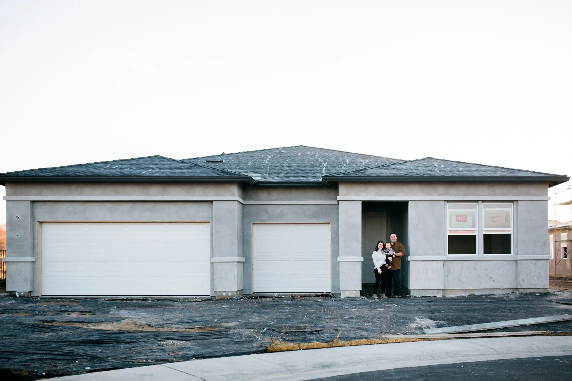 Roseville Lifestyle Family Photographer | A Darling Family and Their Soon-to-Be New House!