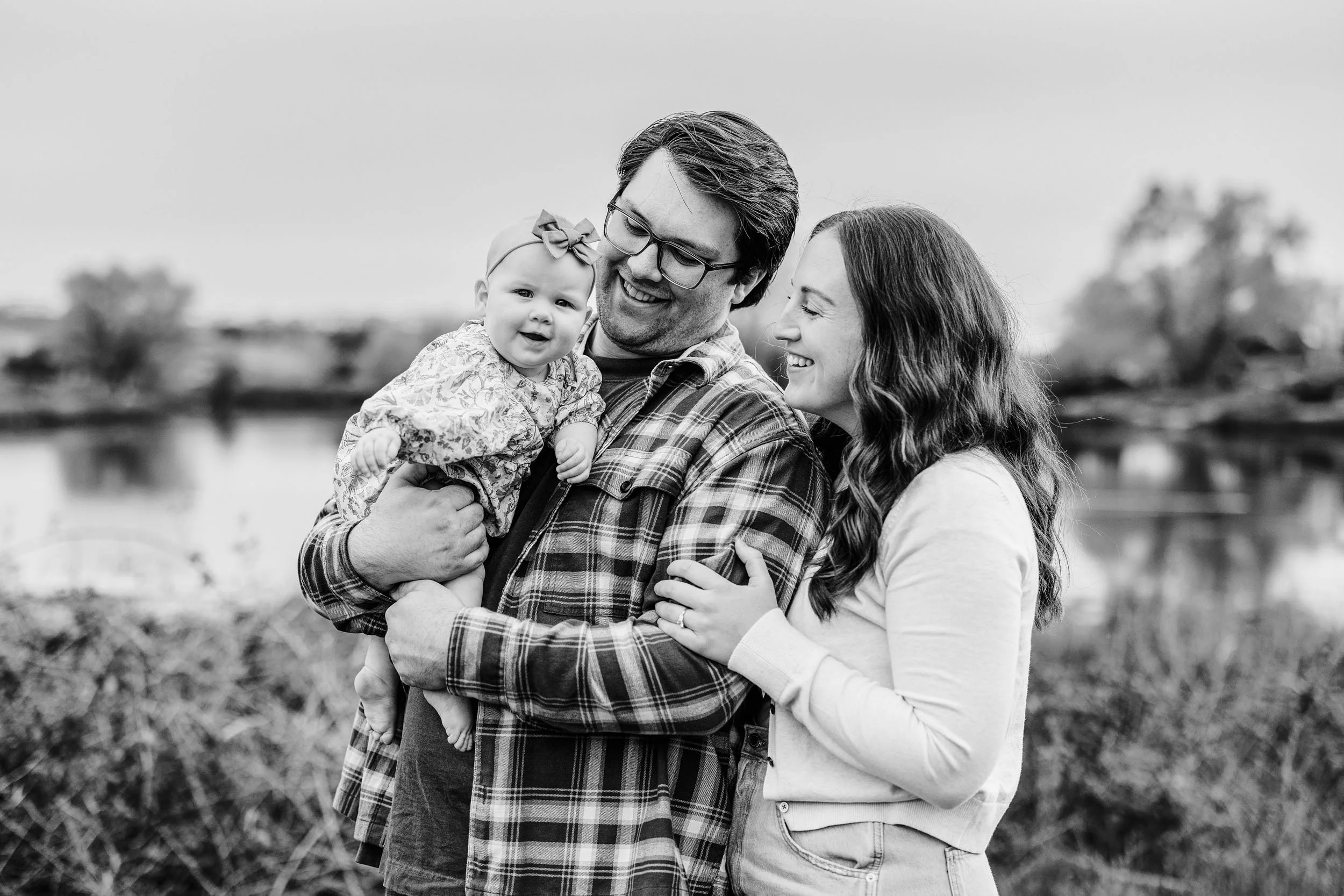 The Smiley-est Baby | Lincoln Family Photographer