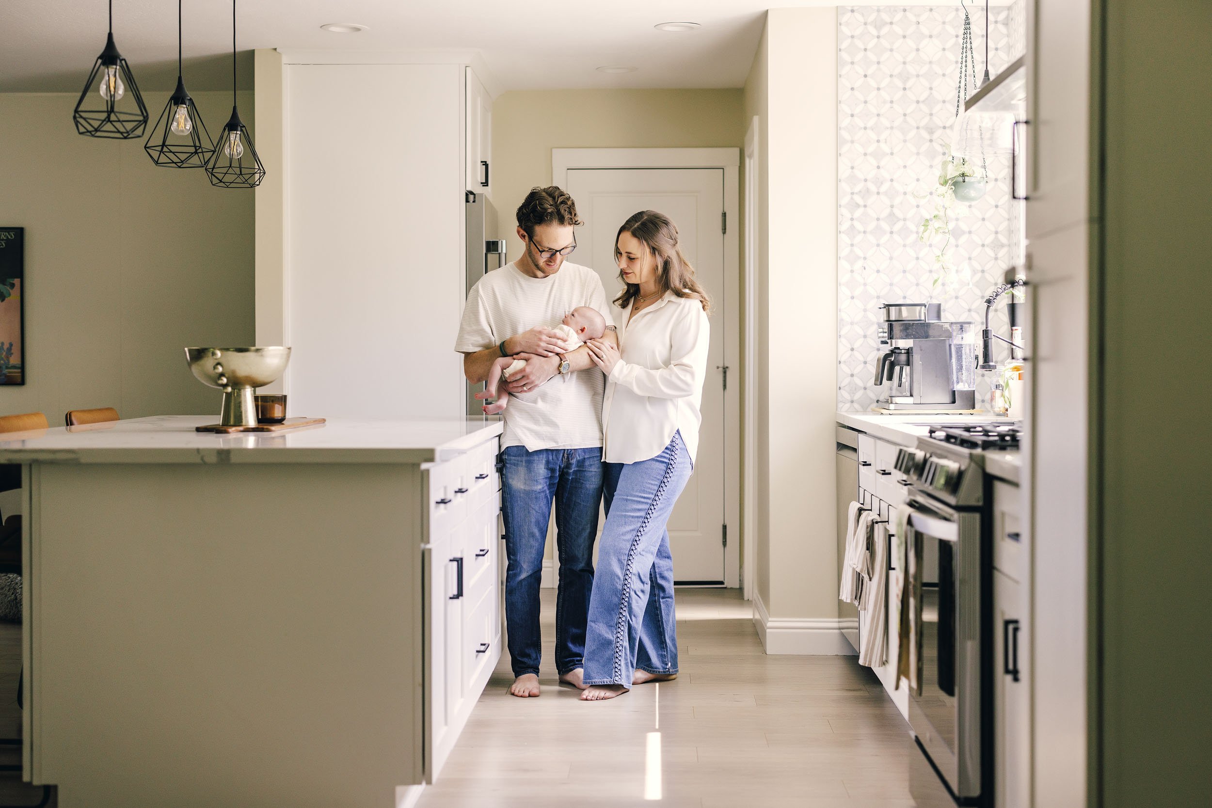 A Slow Morning at Home | Roseville Lifestyle Newborn Photographer