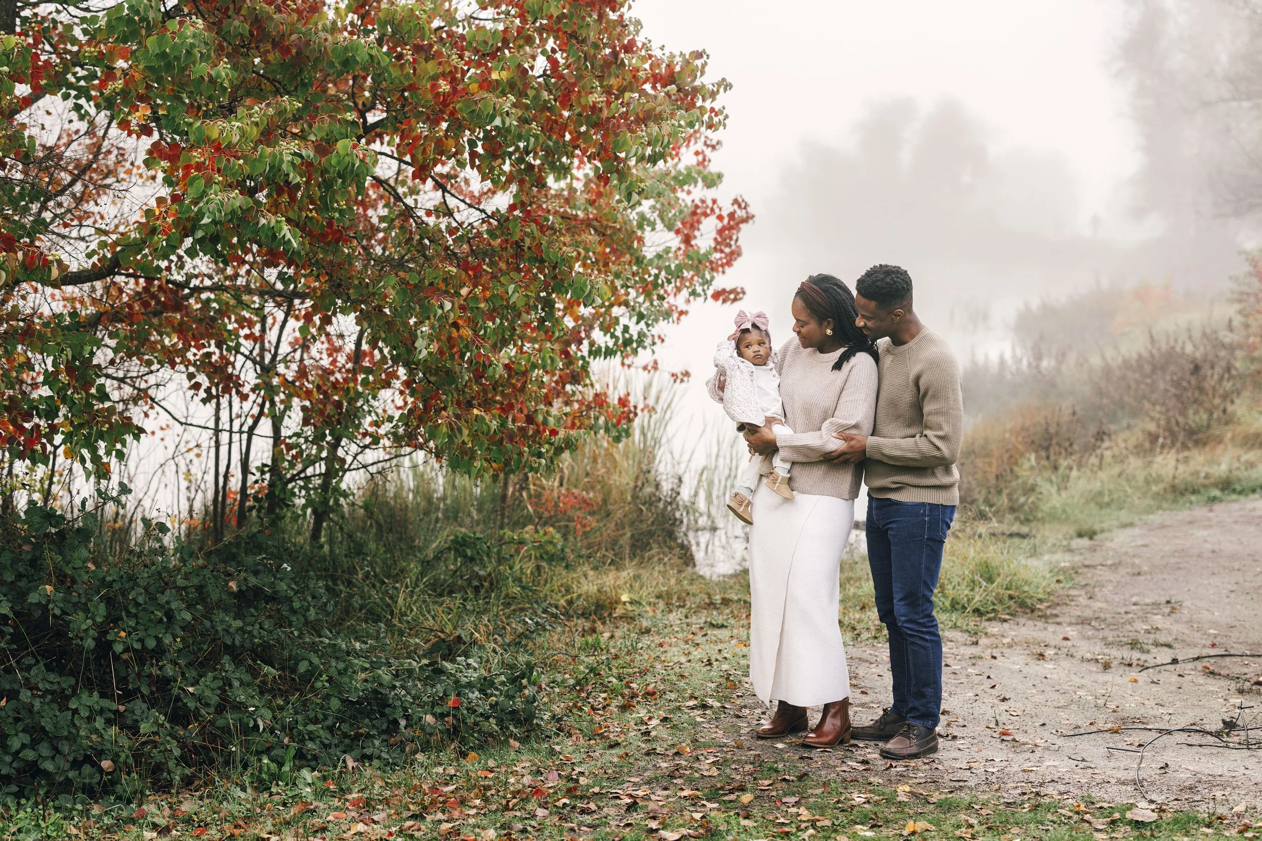 A Foggy Morning | Lincoln Family Photographer