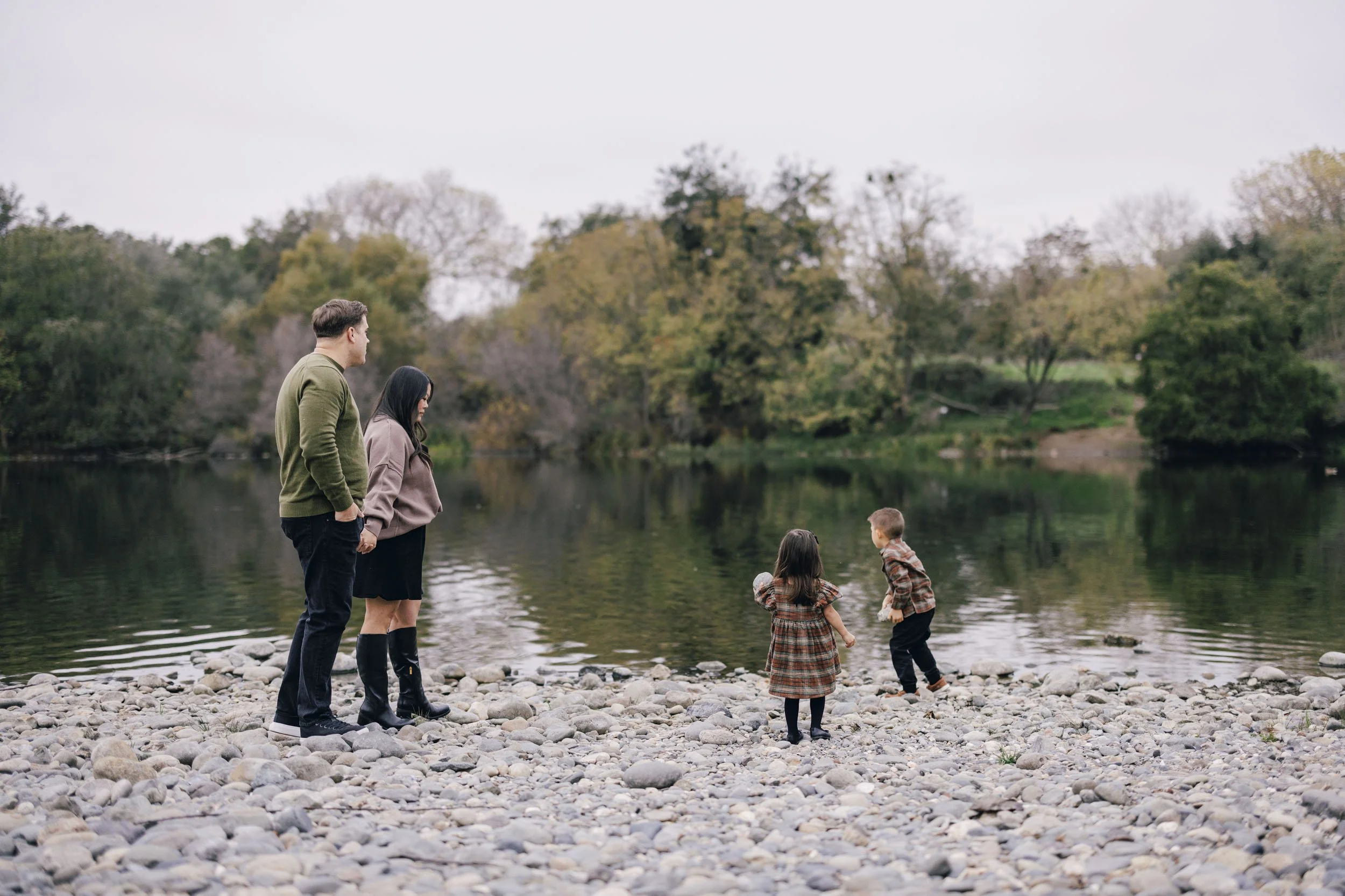 An Evening By The River | Sacramento Family Photographer