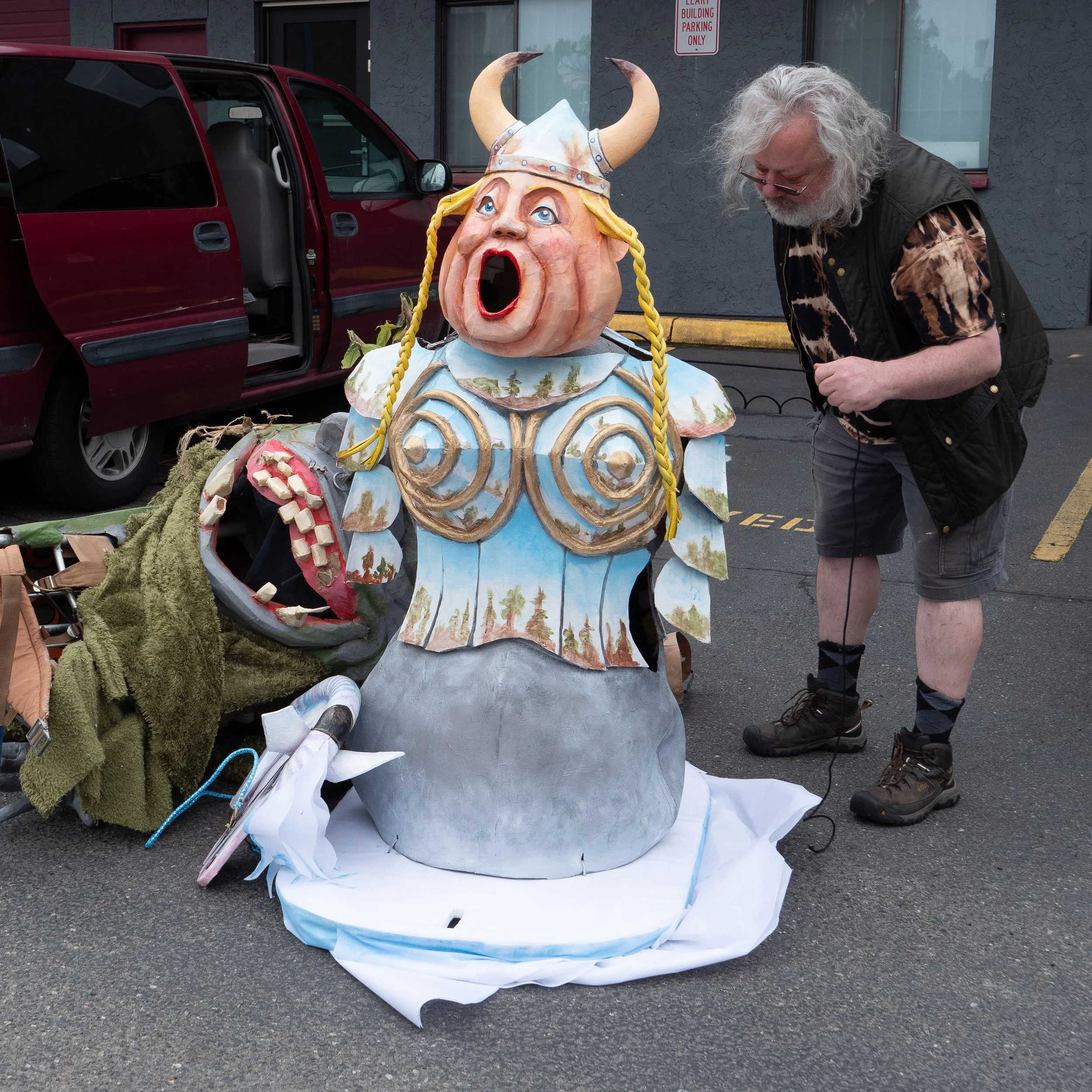 Puppet head making with Brian Kooser 