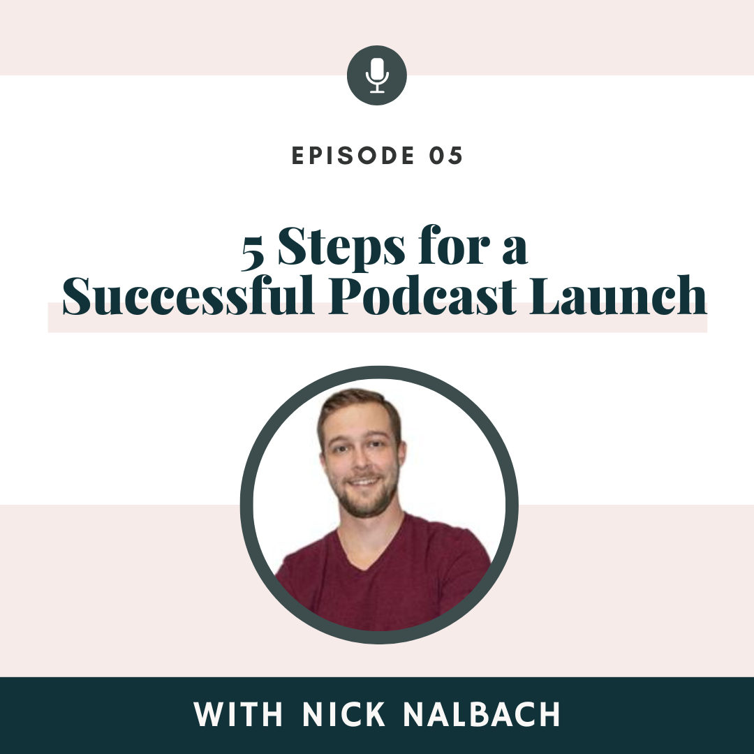 5 Steps for a Successful Podcast Launch, As It Relates to Podcasting with Nick Nalbach