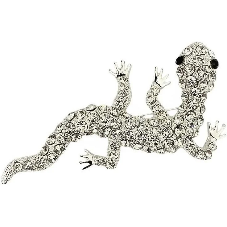 Rose's Lizard Brooch
