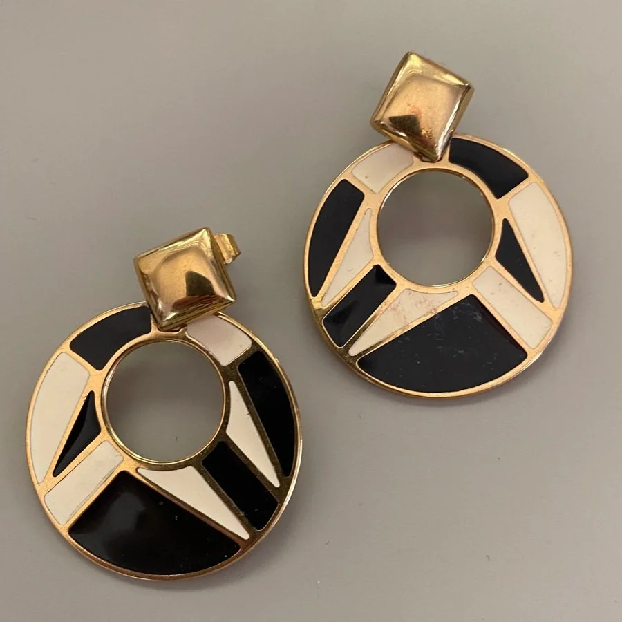 Hollow Round Drop Earrings