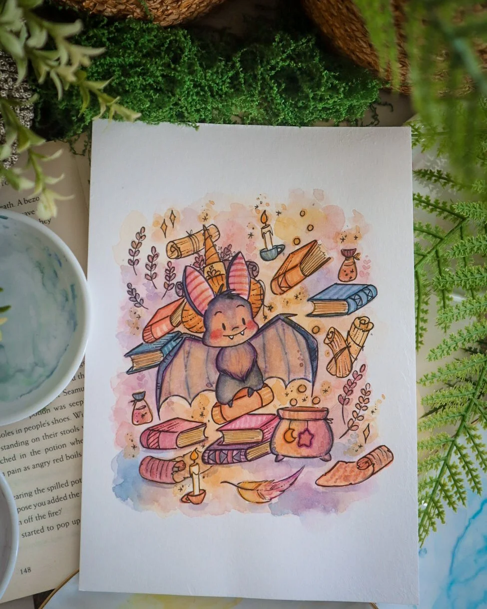 Little Saga, Keeper of Buried Tales | Original Painting