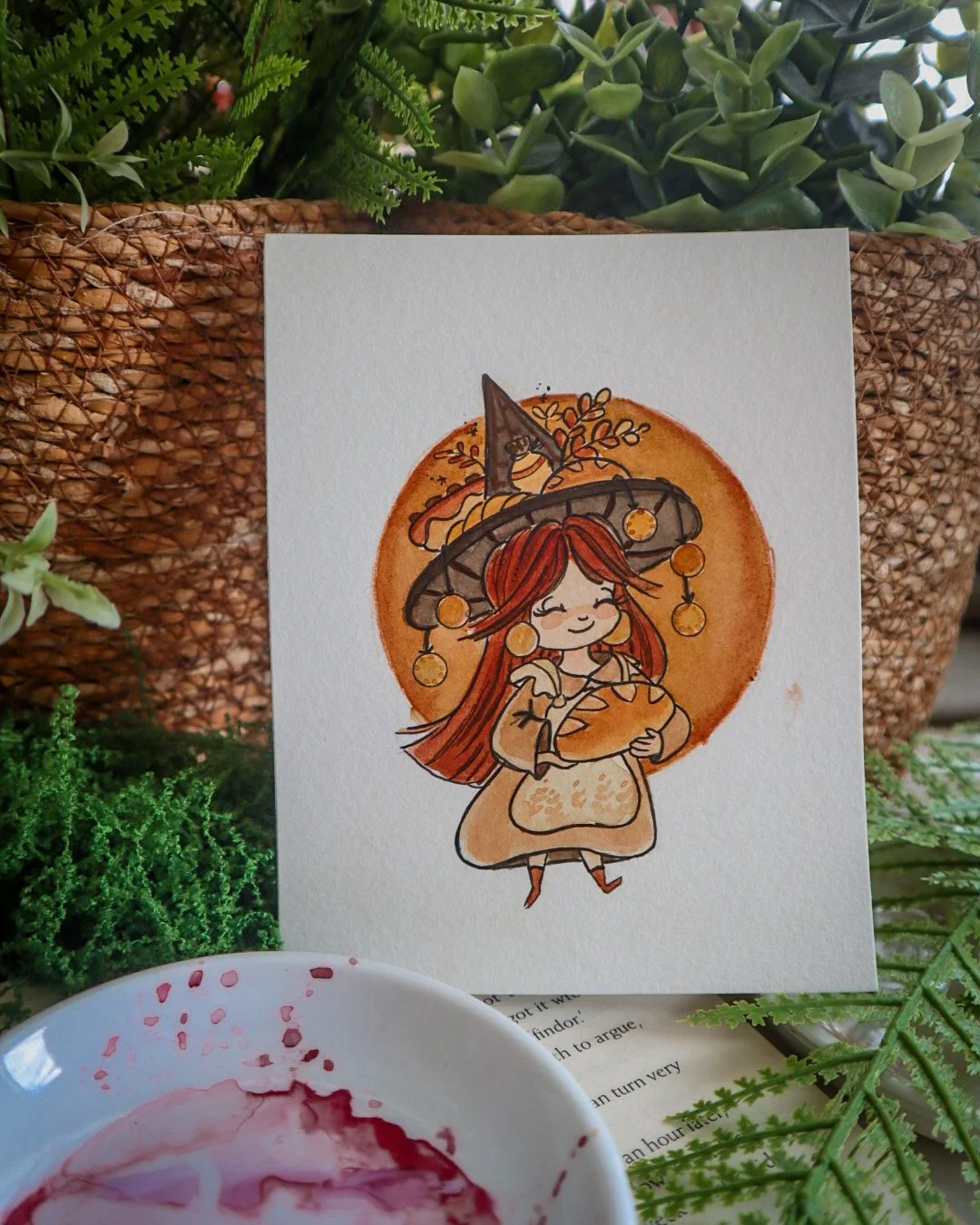 Vintage Cozy Baker | Original Painting