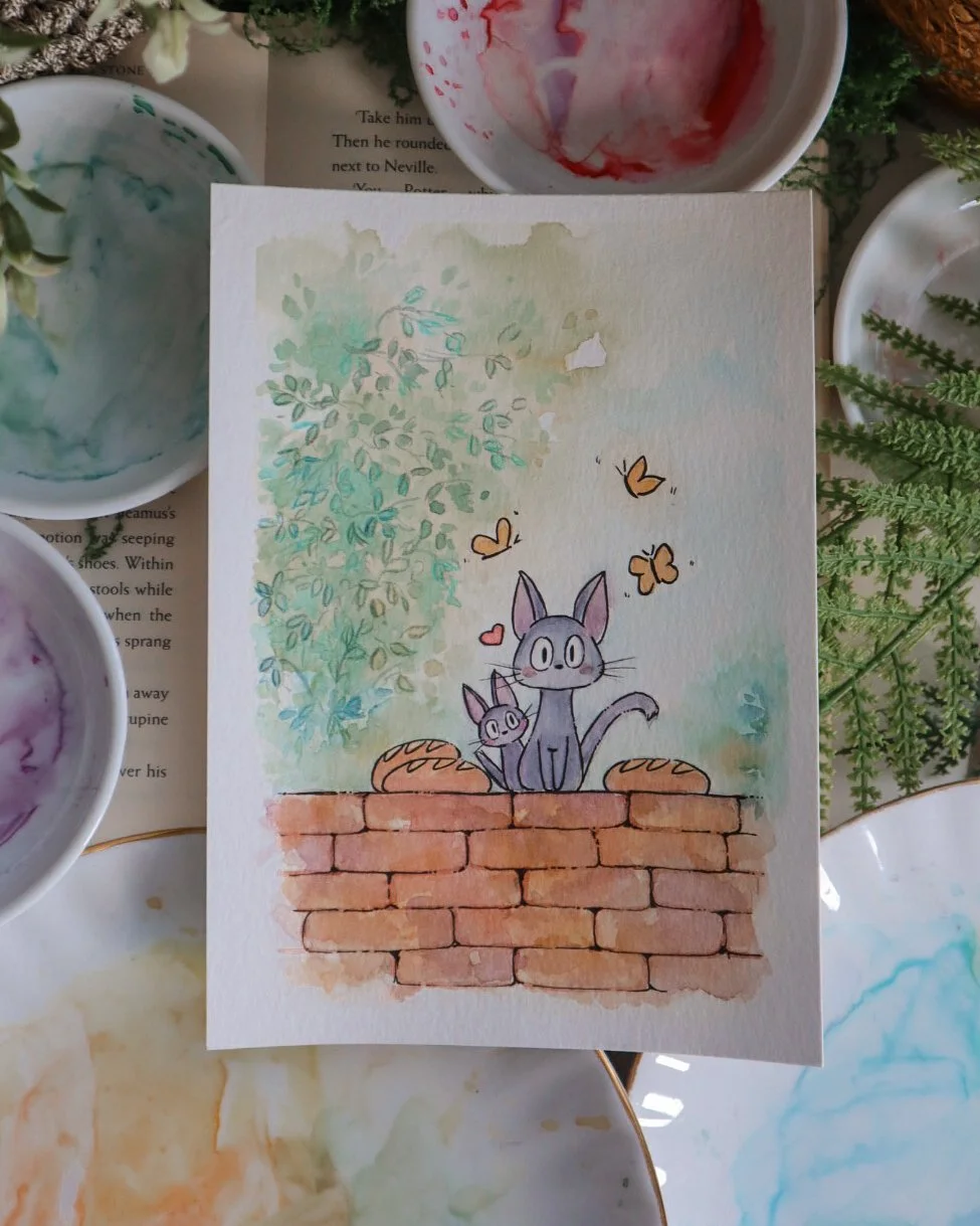 Jiji and Son | Original Painting