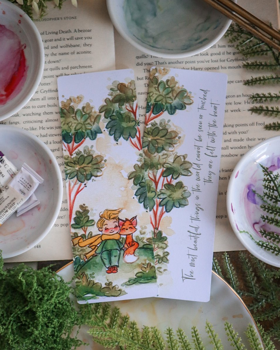 Pooh and Little Prince bookmarks (1).JPG