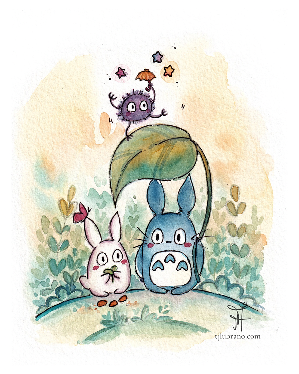 Ghibli art mini totors and soot sprite TJ Lubrano.PNG