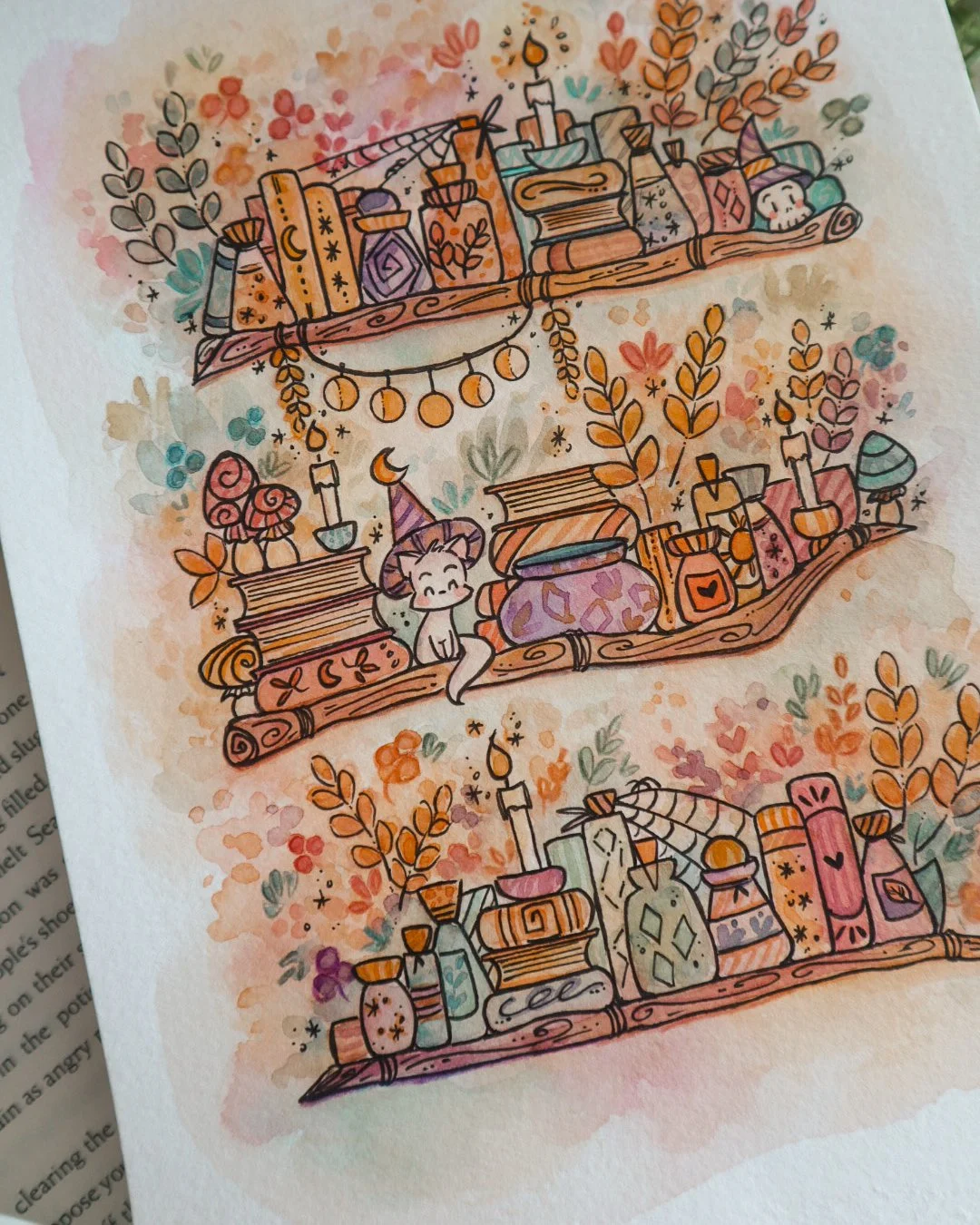 Whimsy Autumn Bookshelves (1).JPG