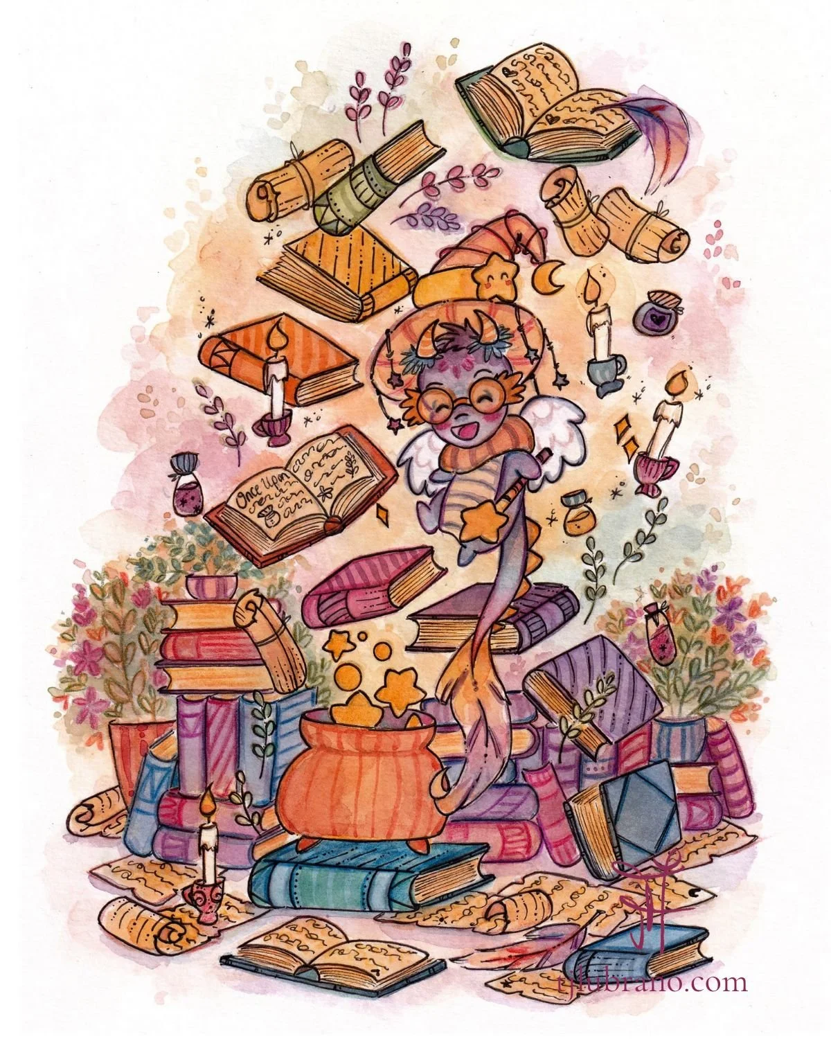 Keeper of Simmering Stories | print & bookmark