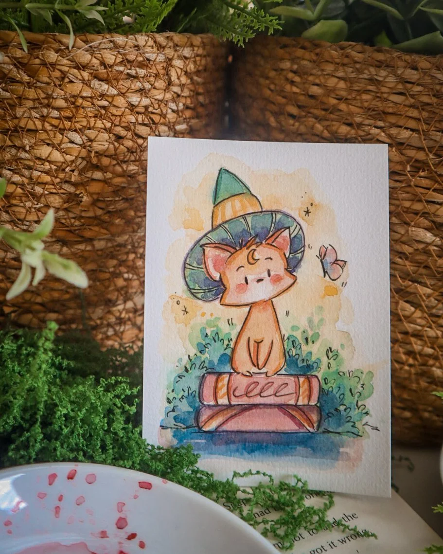 Witchy Fox and Butterfly (2).JPG