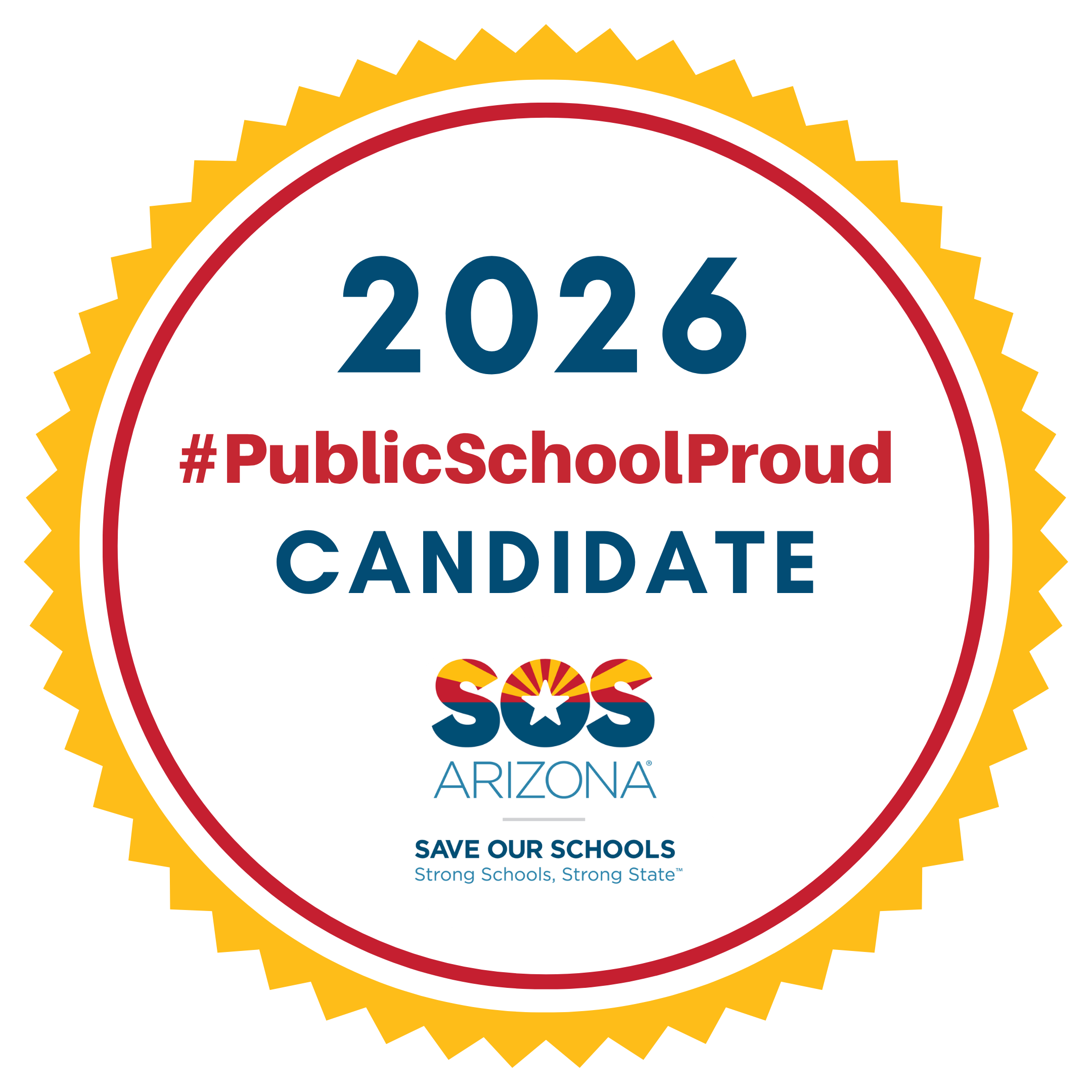 Save Our Schools Arizona Public School Proud Candidate