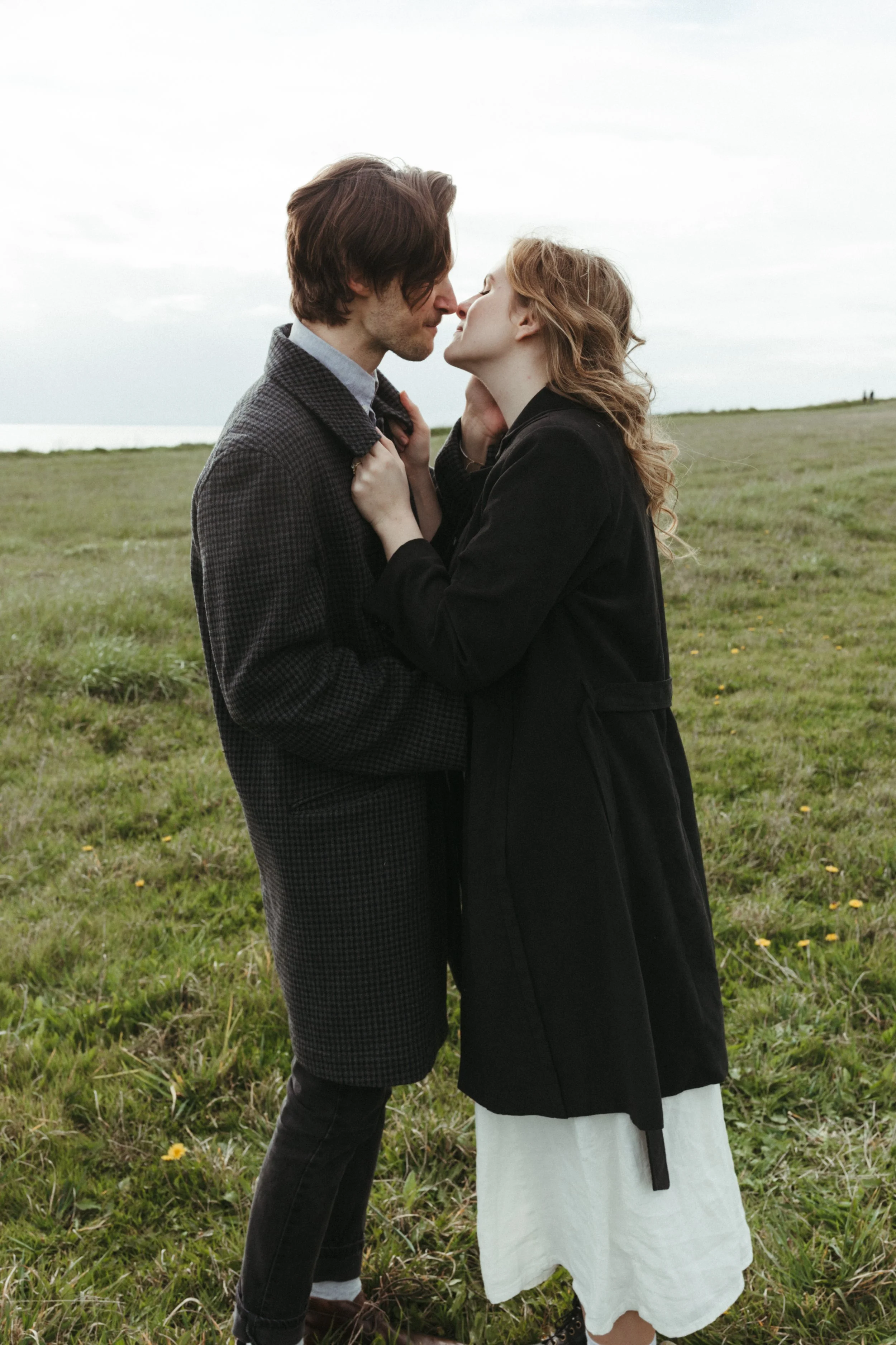 engagement session on whidbey island