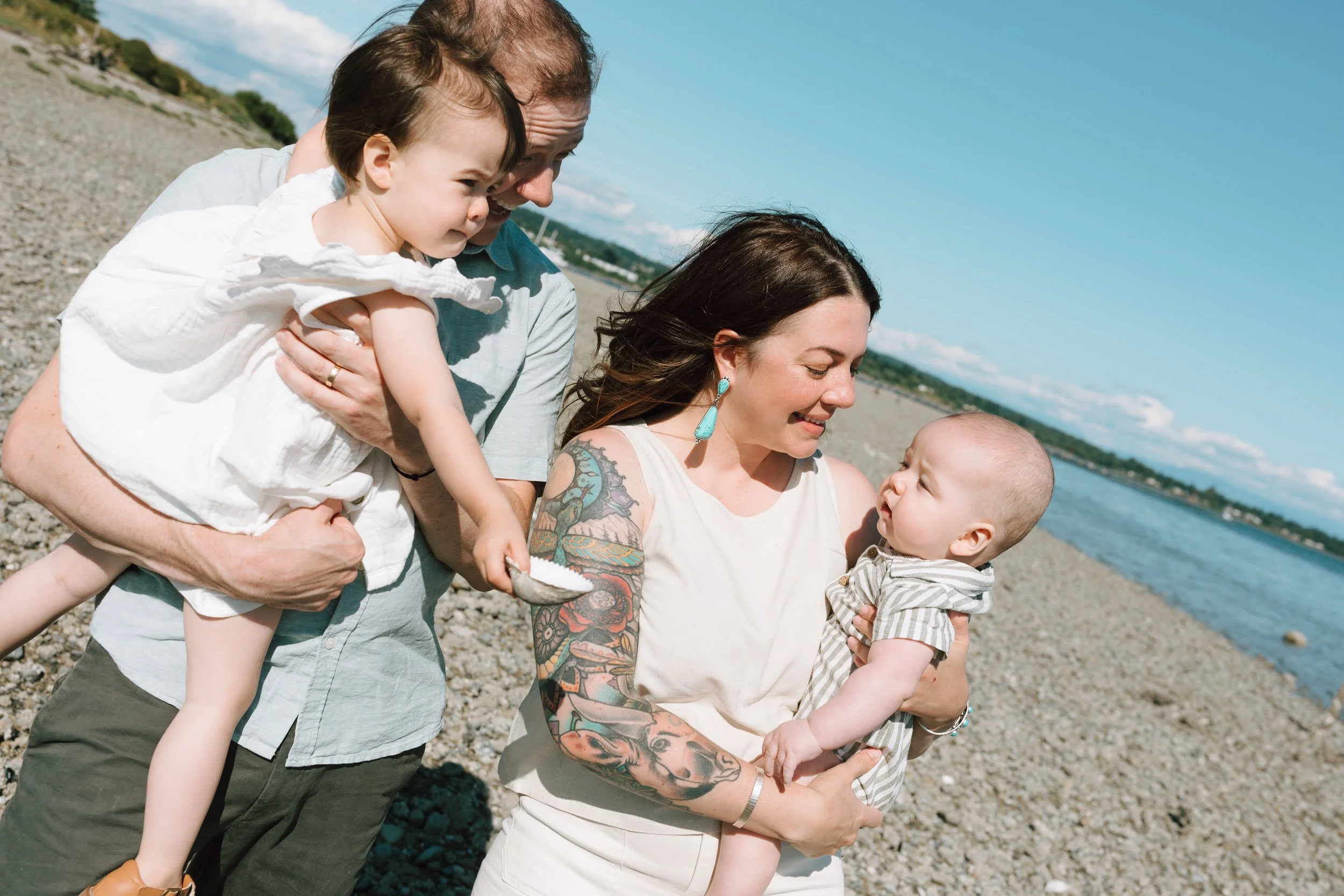 Sunny Semiahmoo Family Session in the Midst of Summer